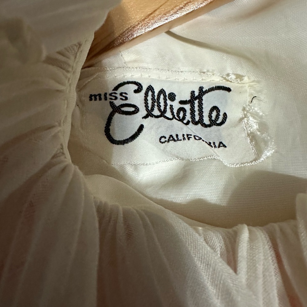 Miss Elliette Women Size M Victorian 1960’s Maxi Dress Peasant Cottagecore RARE - Picture 13 of 13